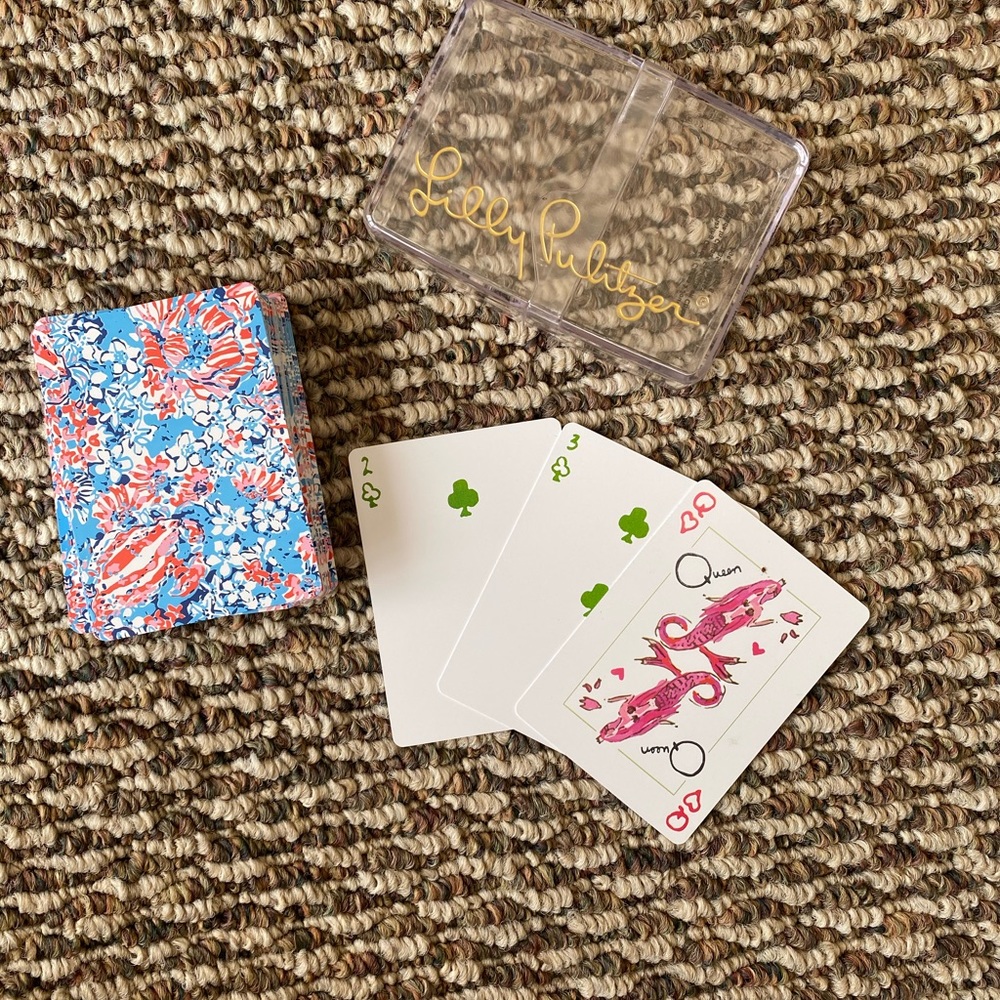 Lilly Pulitzer playing cards